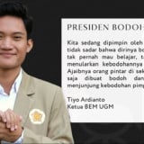 Profil Tiyo Ardianto, Ketua BEM UGM yang Diteror Usai Kritik Ekstrem Pemerintah Prabowo-Gibran