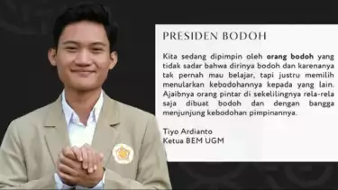 BEM UGM Enggan Lapor Polisi Terkait Teror Tiyo Ardianto, Singgung Kasus Brimob Aniaya Siswa di Tual: Satu Keraguan Bagi Kami