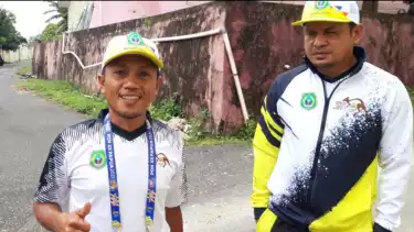 Rahmat Rivai saat melatih tim PON Maluku Utara