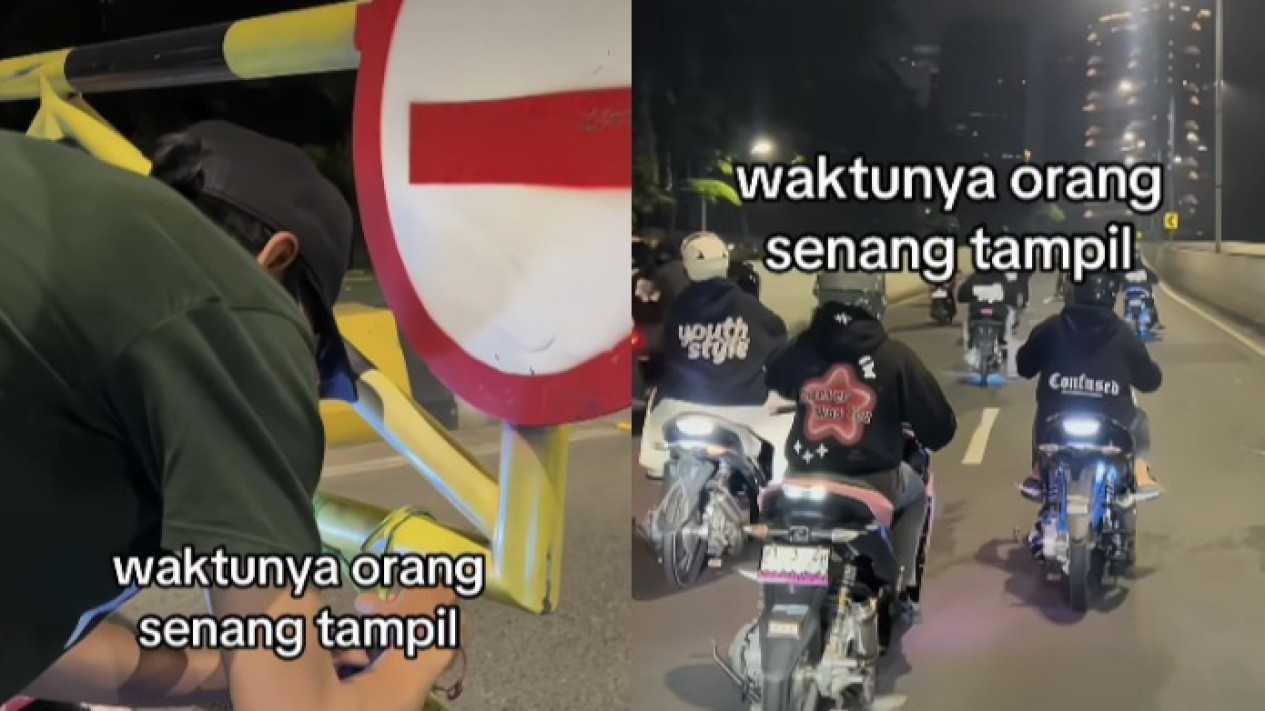 Viral Diduga Demi Konten Gerombolan Pemotor Rusak Portal di JLNT Casablanca, Polisi Dalami Soal Pidana
            - galeri foto