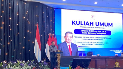Gelar Kuliah Umum, Gubernur Lemhanas Ungkap 3 Pesan Utama dari SBY
