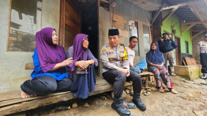 Program Rutilahu, Polda Jabar Bangun Rumah Warga di Kabupaten Bandung