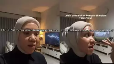 Beauty Influencer, Cut Rizki terganggu tidurnya karena sahur
