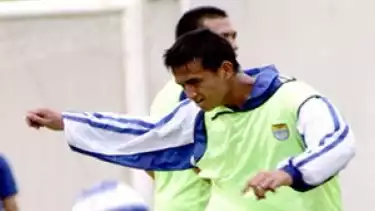 Bek Persib Bandung Edi Hafid Murtado