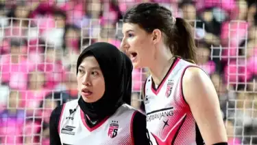 Megawati Hangestri dan Vanja Bukilic