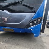 Pengemudi Ojol Terlibat Kecelakaan dengan Bus Transjakarta di Gunung Sahari