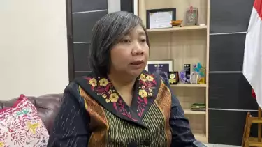 Ketua Komnas HAM Anis Hidayah di Gedung Komnas HAM, Jakarta, Selasa, 24 Februari 2026