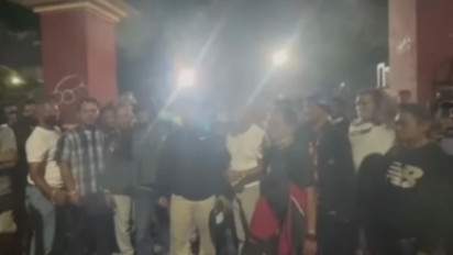 Soal Brimob Aniaya Siswa di Tual, Massa Geruduk Polda DIY, Warga Jogja Turun Tangan Lawan Massa Anarkis