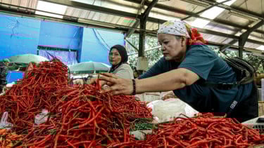 Setelah Lebaran, Harga cabai Rawit Merah Rp104.050/kg, Daging Ayam Rp43.450/kg