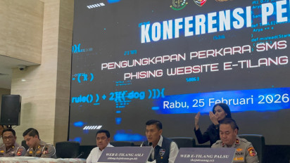 Bareskrim Polri Tetapkan Lima Tersangka Kasus Phishing SMS Blast e-Tilang Palsu, Bawa Nama Kejagung Kirim Pesan Tagihan Denda Tilang