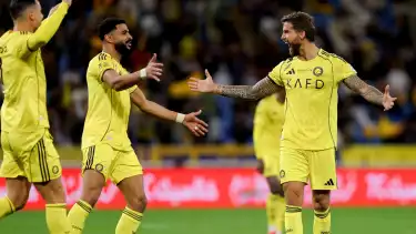 Inigo Martinez di laga Al Najma vs Al Nassr, Kamis (26/2/2026)