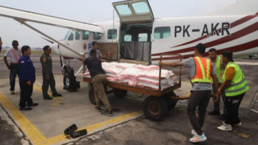 14 Ton Garam Disemai Dalam Modifikasi Cuaca di Riau