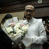 Pendukung Terdakwa Korupsi Minyak Mentah Pertamina Padati PN Tipikor