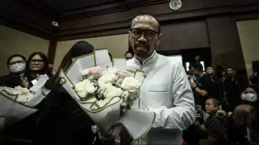 Pendukung Terdakwa Korupsi Minyak Mentah Padati PN Tipikor