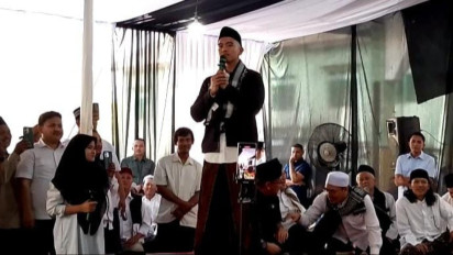 Safari Ramadan ke Banten, Kaesang Pangarep Tanya Jawab Bareng Santri