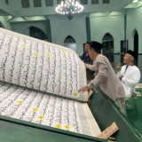 Selalu Ditunggu, Tradisi Tadarus Al-Qur’an Raksasa di Masjid Agung Baiturrahman Banyuwangi