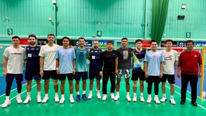 Latihan Bareng Sebelum ke Birmingham, Fajar/Fikri dan Ben/Sean Saling Menguatkan Jelang All England 2026