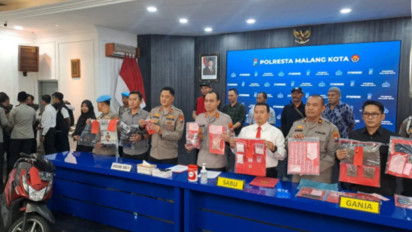 Satreskoba Polresta Malang Ungkap Jaringan Baru Peredaran Narkoba di Malang