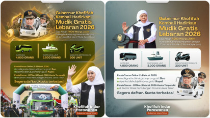Gubernur Khofifah Gelar Program Mudik Gratis, Siapkan 17 Jurusan Bus dan Dua Rute Kapal Laut