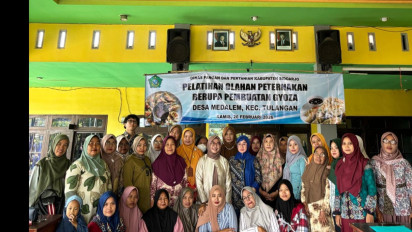 Gebrakan IKA UNAIR Sidoarjo, Sulap Warga Desa Medalem Jadi Pengusaha Gyoza yang Sukses dan Kreatif