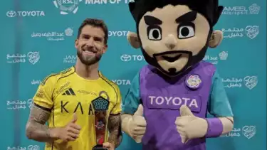 Inigo Martinez menjadi Man of the Match (MOM) setelah mencetak brace di laga Al Najma vs Al Nassr, Kamis (26/2/2026)