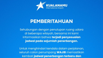 Bandara Kualanamu Berikan Imbauan Khusus Penumpang Jemaah Umrah, Imbas Kondisi Timteng Memanas 2 Maskapai Batal Terbang