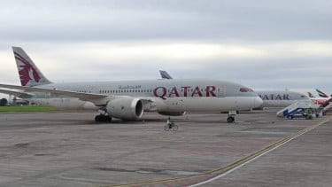 Dampak Perang Iran dengan Amerika-Israel, Tiga Pesawat Timur Tengah Masih Terparkir di Bandara Ngurah Rai