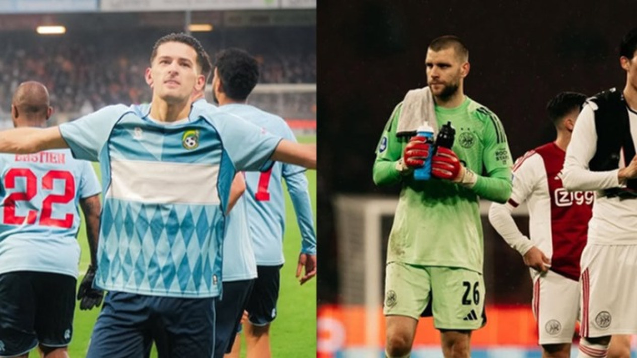 Justin Hubner Cetak Gol Kemenangan Fortuna Sittard, Netizen Justru Sebut-Sebut Maarten Paes di Ajax, Ada Apa?
            - galeri foto