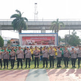 Gandeng 500 Ojol dan Ormas, Polrestabes Palembang Deklarasikan Komitmen Jaga Kamtibmas
