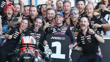 Marco Bezzecchi dan tim Aprilia di MotoGP Thailand 2026