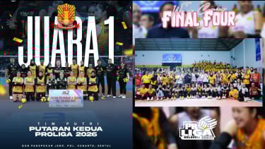 Bangkit dari Tekanan, Popsivo Polwan Buktikan Diri sebagai Raja Baru Proliga 2026: Gresik dan Pertamina Waspada di Final Four!