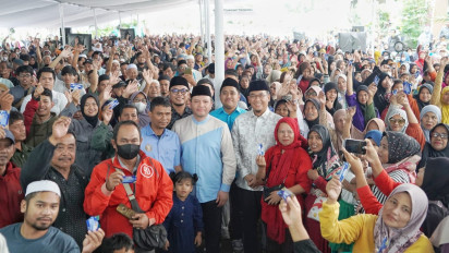 Sebanyak 4000 Dhuafa di Bogor dan Depok Dapat Santunan dari Hanta Yuda Rasyid