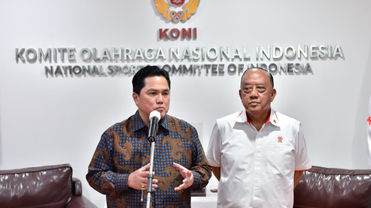 KONI Apresiasi Perlindungan Menpora Erick Thohir pada Atlet Panjat Tebing Korban Pelecehan Seksual
            - galeri foto