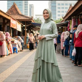 Gamis Bini Orang Jadi Tren Baju Lebaran 2026, Terinspirasi dari Inara Rusli
