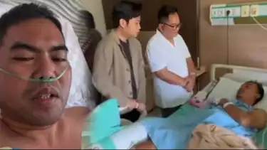 momen haru Bos Rokok HS, Muhammad Suryo memohon maaf kepada Abdullah