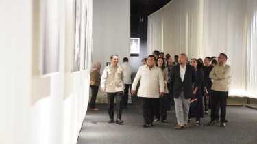Menteri Kebudayaan Dampingi Presiden Prabowo Kunjungi Museum Nasional Indonesia