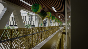 JPO Sarinah Resmi Dibuka, Begini Penampakannya