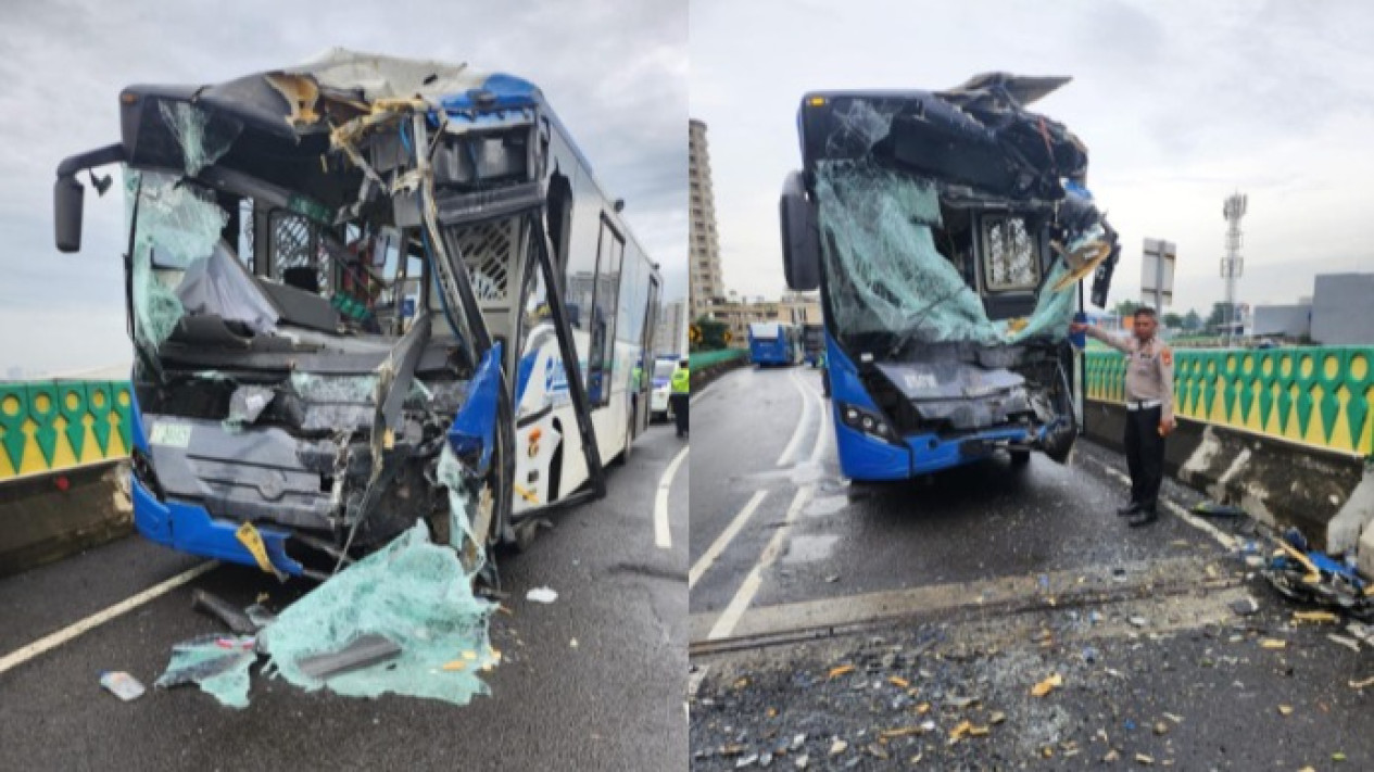 Sopir Transjakarta Sebabkan Kecelakaan karena Tertidur Saat Lalui Koridor 13 Jaksel Jadi Tersangka, Polisi: Tidak Ditahan
            - galeri foto