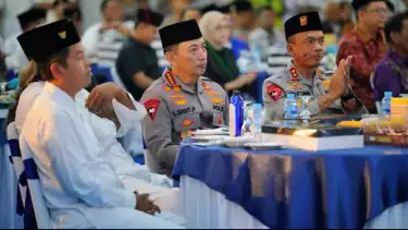 Kapolri Jenderal Listyo Sigit Prabowo menghadiri kegiatan silaturahmi Ramadan di Polda Jawa Barat (Jabar).