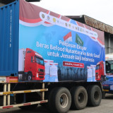 BULOG Lepas Beras Ekspor Untuk Jemaah Haji