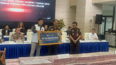 Bareskrim Polri Serahkan Harta Kekayaan Hasil TPPU Judi Online Rp58 Miliar ke Negara, Hasil Penyitaan dari 133 Rekening