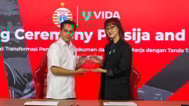 Persija Jakarta Selangkah Lebih Modern! Gandeng VIDA untuk Sistem Administrasi Digital dan Tanda Tangan Elektronik  ‎