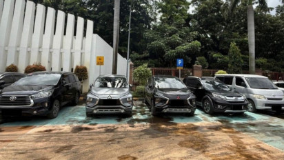 Penampakan 5 Mobil yang Disita KPK Terkait Kasus Dugaan Korupsi Importasi Barang di DJBC