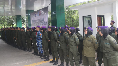 Uji Kesiapan Personel, Menwa Jayakarta Gelar Apel Kesiapsiagaan Kebangsaan