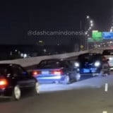 Viral! Pengemudi Mobil Konvoi Zig-zag di Tol Becakayu, Polisi Buru Para Pelaku