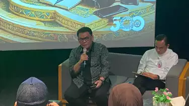Direktur Utama PT Jakpro, Iwan Takwin di Taman Ismail Marzuki, Jakarta Pusat, Jumat (6/3/2026).
