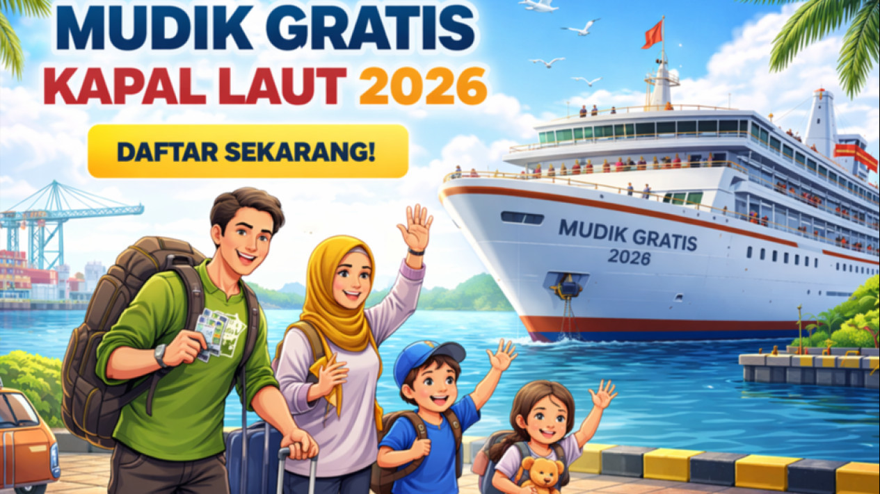 Link Daftar Mudik Gratis Kapal Laut 2026, Lengkap dengan Rute dan Syarat Peserta
            - galeri foto
