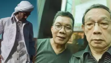Penyanyi Vidi Aldiano & Keenan Nasution bersama Rudi Pekerti, pencipta lagu Nuansa Bening