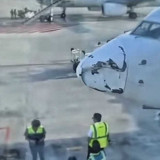Viral Moncong Pesawat Garuda Indonesia Rute Jakarta-Pekanbaru Penyok Saat Mendarat, Ini Kata Pihak Bandara