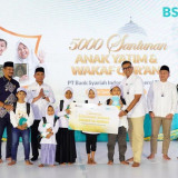 BSI Berbagi: 5.000 Anak Yatim Terima Santunan Serentak di Seluruh Indonesia